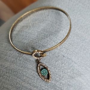 Bronze charm bracelet
